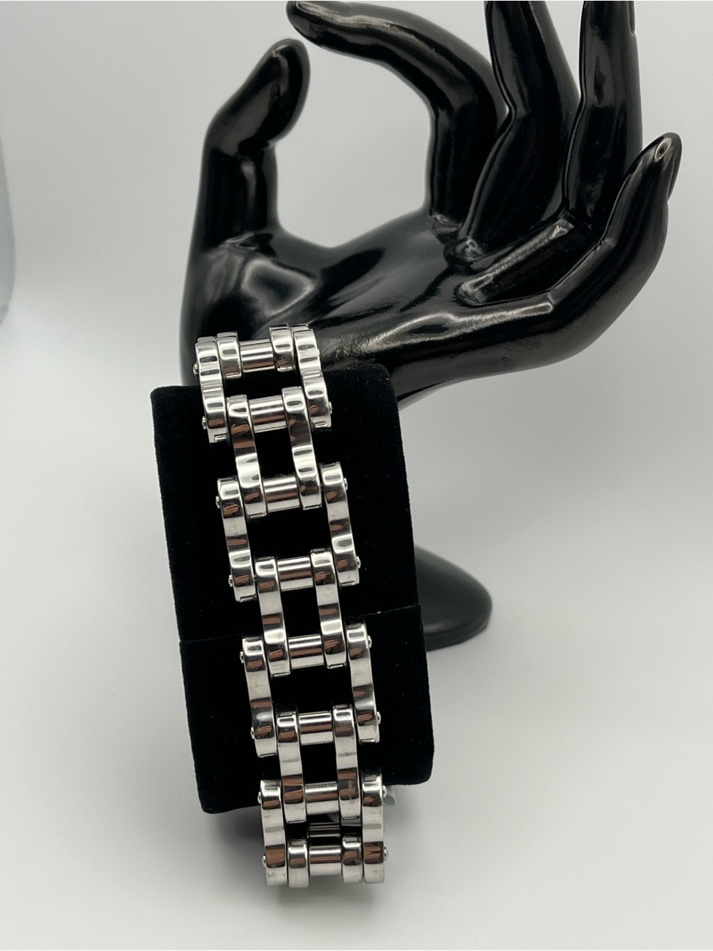 Men's Heavy Stainless Steel Motorcycle Chain Link Bracelet